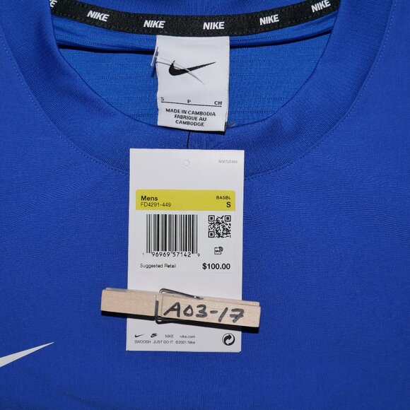 Nike Men's Pro Elite Running Layer Men's Size S Royal Blue Team USA Olympics - Picture 9 of 10